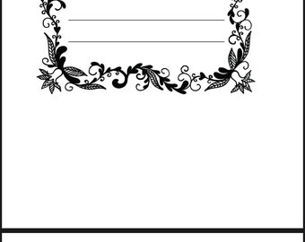 May include: A black and white planner with a floral design. The planner has a space to write the date, day of the week, top 3 priorities, mood, and if you exercised that day. It also has a space to write the total minutes you exercised.