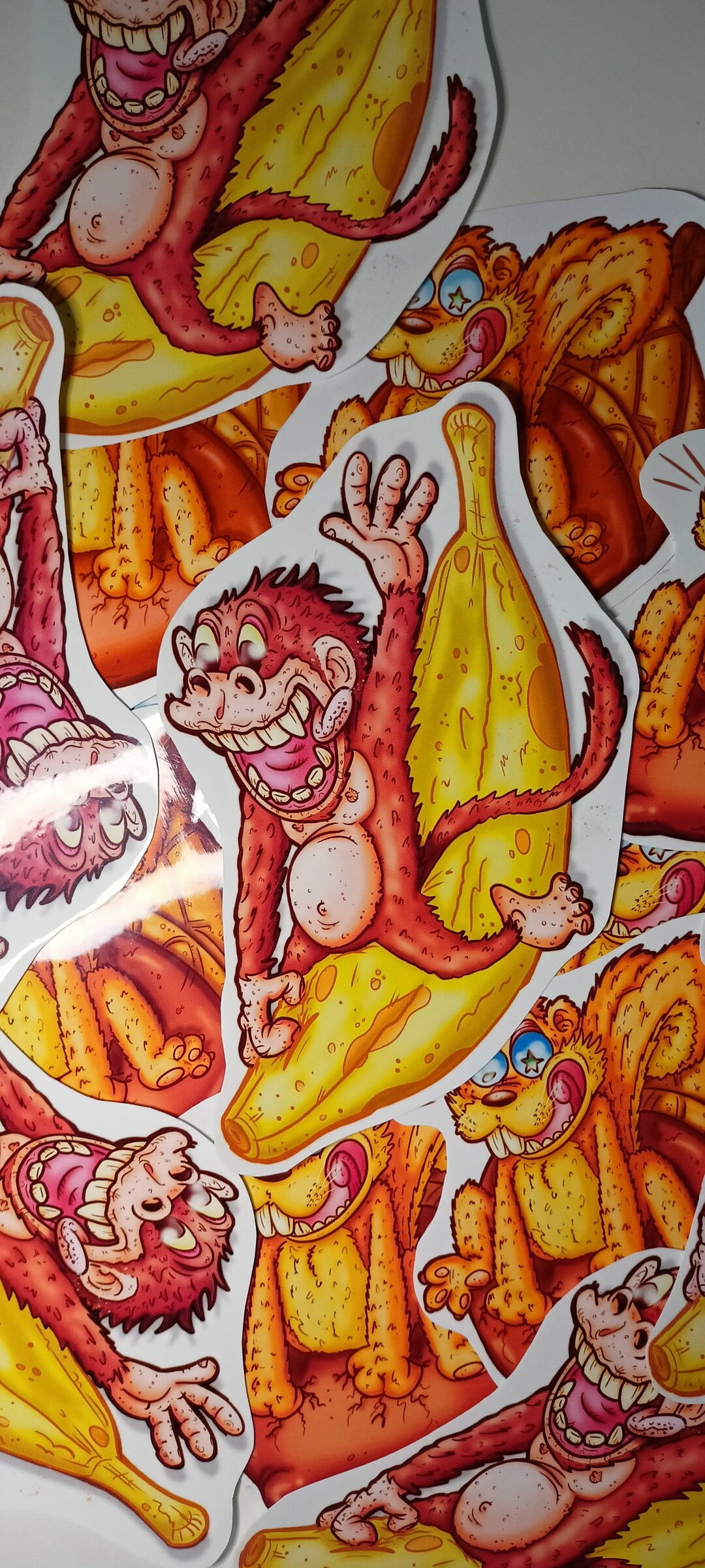 Banana Split Vinyl Sticker Funny Speed Stickers. - Etsy