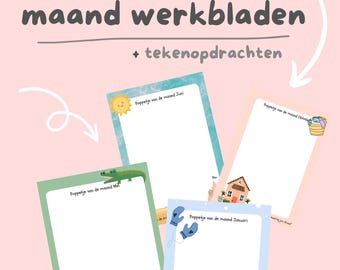 Poppetje van de maand werbladen