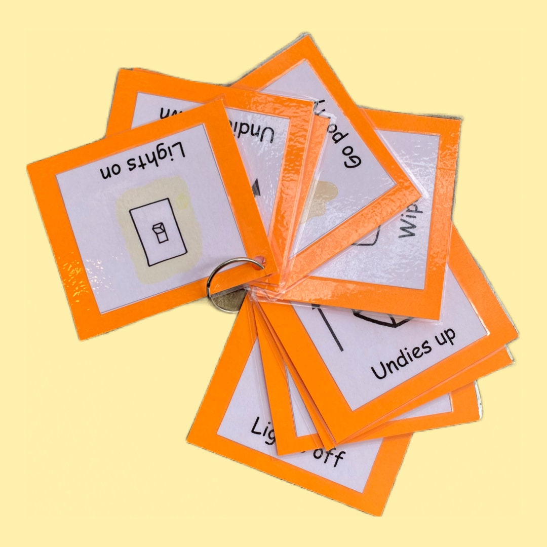 Potty Training Routine Cards Potty Training - Etsy