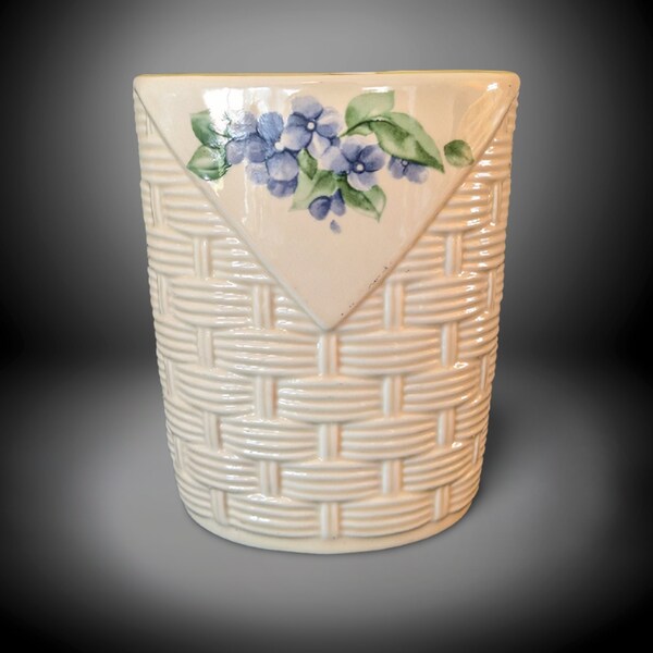 Basket Weave Ceramic Etsy