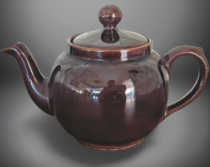 Vintage Brown Teapot PEK Price Kensington Teapot England Brown Betty