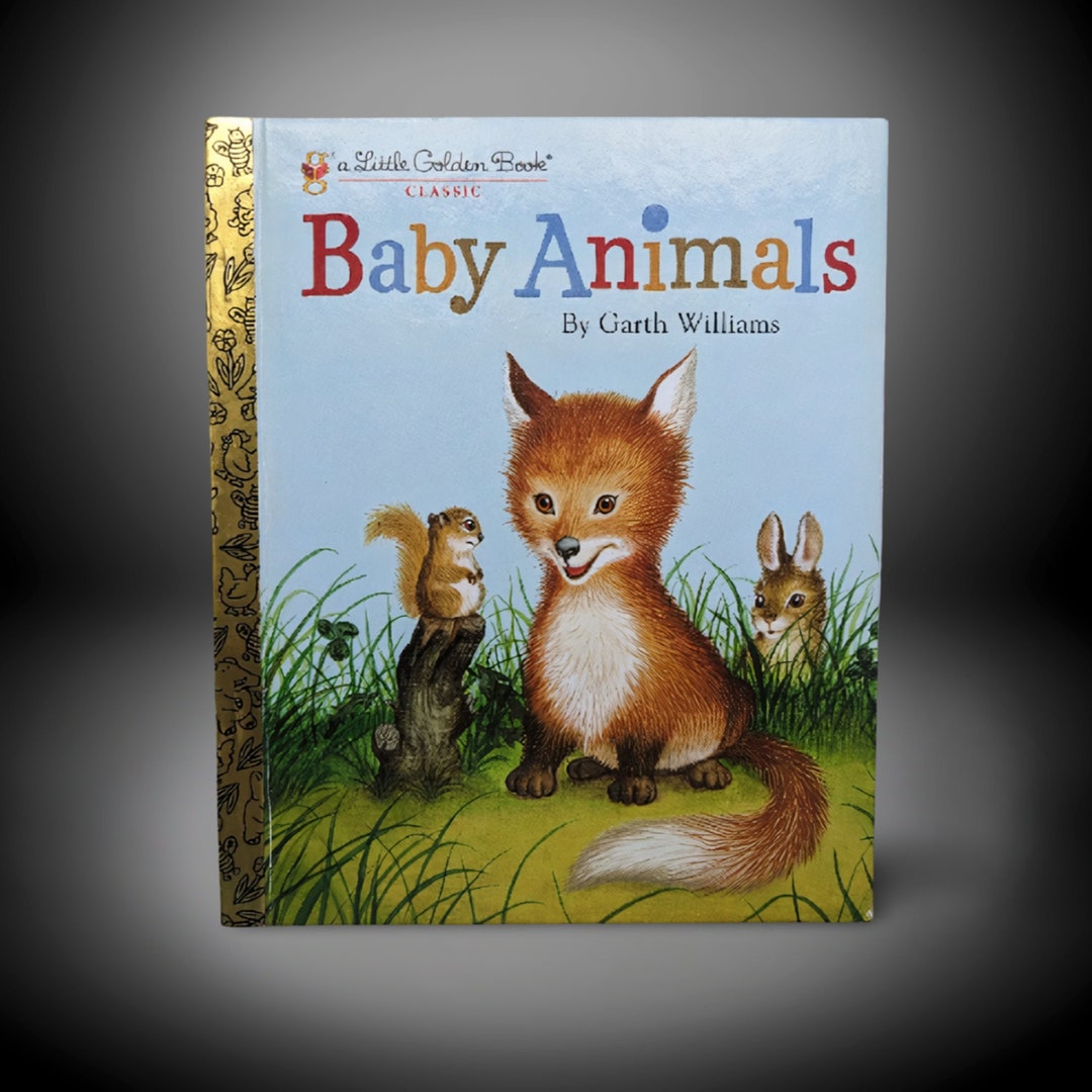 Vintage Little Golden Book Baby Animals 1984 Children's Etsy