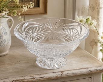 Waterford Tracy Crystal Bowl | Choose 10-Inch or 6.5-Inch Size | Elegant Cut Glass Serveware or Gift | Wedding or Anniversary Decor