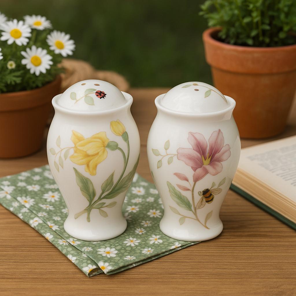1950’s レニーレノックス ビンテージ 塩＆胡椒入 アドバタイジング 1950 Vintage Lennie Lennox Advertising - Salt and Pepper Set