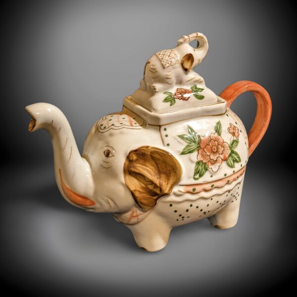 Elephant Teapot Etsy