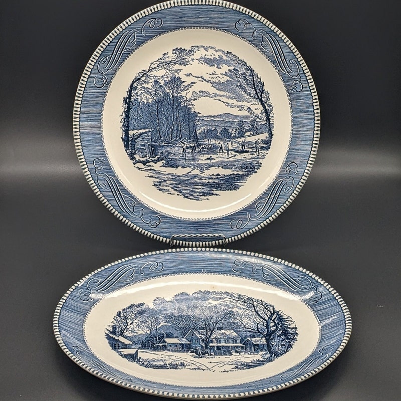 Currier And Ives Dishes