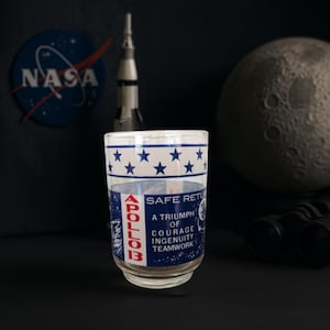 【ヴィンテージ 】Houze Art NASA　アポロ 13号グラス VINTAGE｜NASA APOLLO【GLASS】/グラス カップ USA - CDC