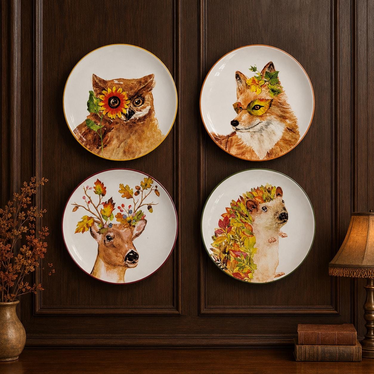 Vintage Animal Plate - Etsy
