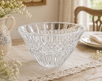 Waterford Marquis Shelton 10-Inch Crystal Bowl | Elegant Cut Glass Centerpiece | Made in Germany | Vintage Wedding or Gift