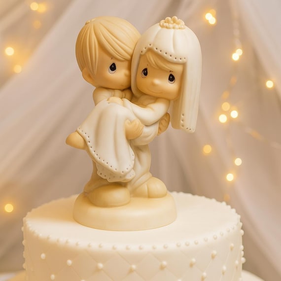 Vintage Wedding Cake Topper by Jonathan David - 