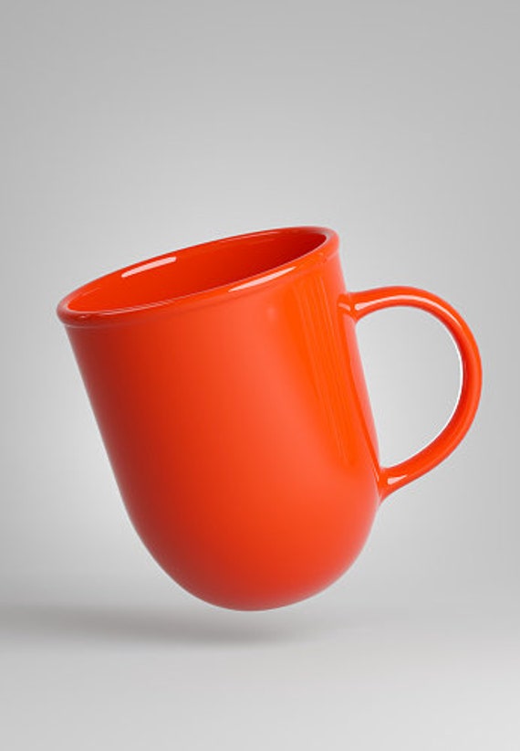 3d-render-of-realistics-coffee-mug-red-for-product-display-picture - Etsy