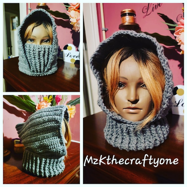 Crochet Turtleneck Hoodie Pattern Etsy