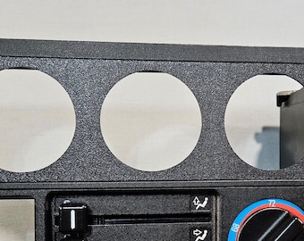 BMW E34 Radio Delete - Dreifach 52 mm Blende