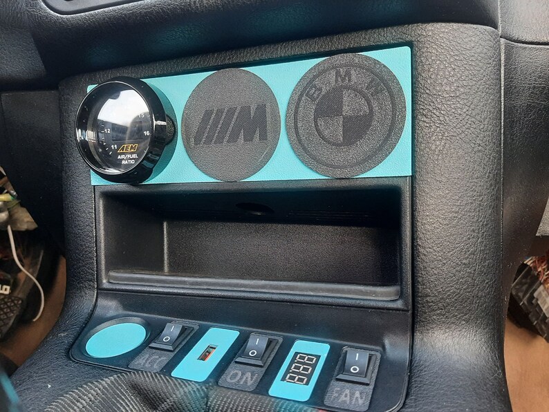 BMW E36 OBC Gauge Pod Delete Plate Etsy