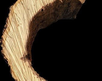 Cresent moon shaped wood