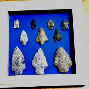 authentic Indian artifacts. Arrowheads imagem 3