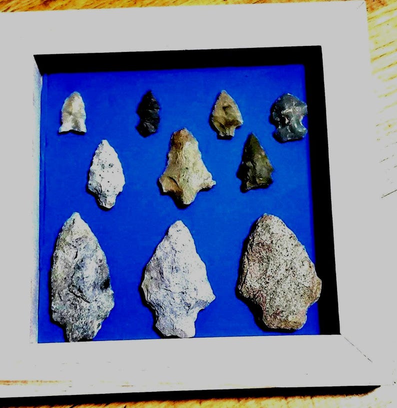authentic Indian artifacts. Arrowheads imagem 3