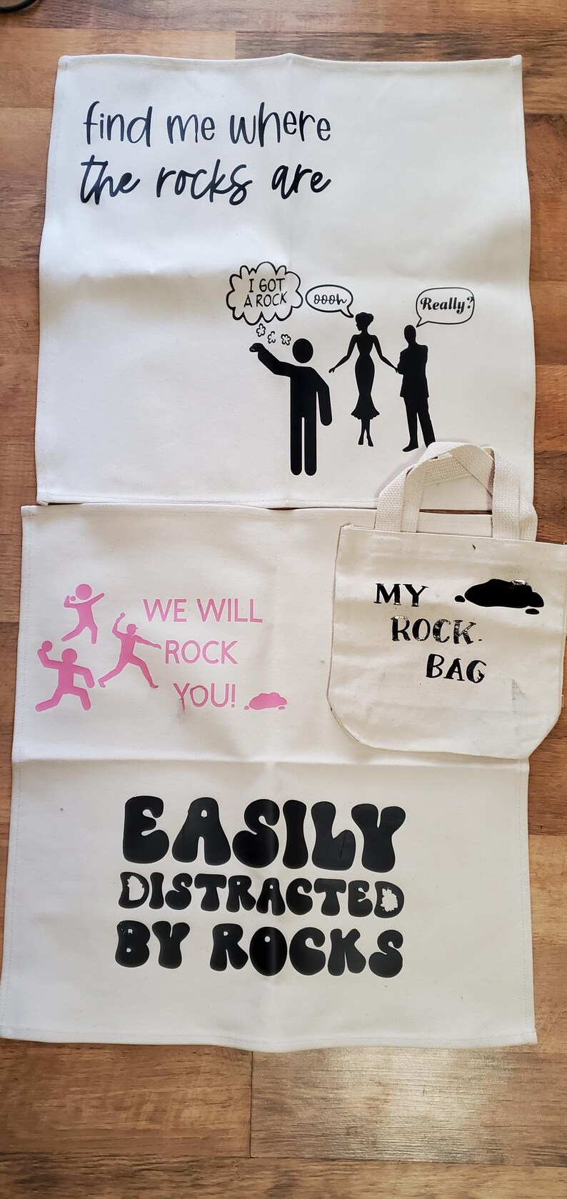 rock lovers bag and mat, decor image 16