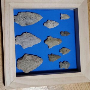 authentic Indian artifacts. Arrowheads