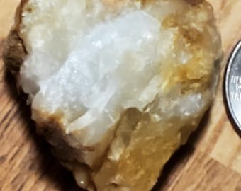 naturally shaped heart gold ore