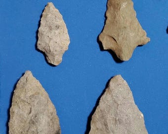 authentic Indian artifacts. Arrowheads