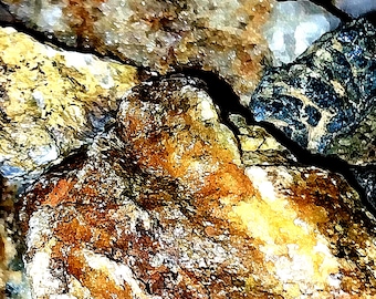 Ashe County Gold, Silver, Copper Ore: Mica & Pyrite
