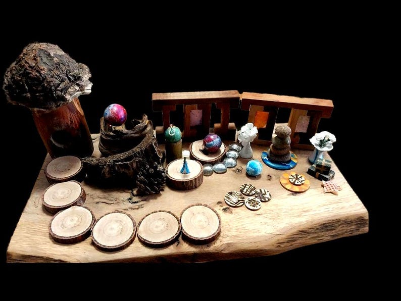 Fairy house, garden, doll house minitures, Diy craft supplys image 1