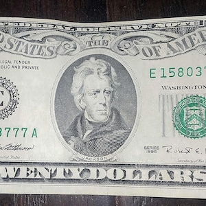 1995 20 Bill | Misaligned Print Error, Richmond E Series FRN