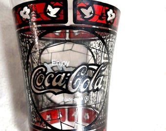 set of 4 vintage coca cola glasses 3 types to choose from