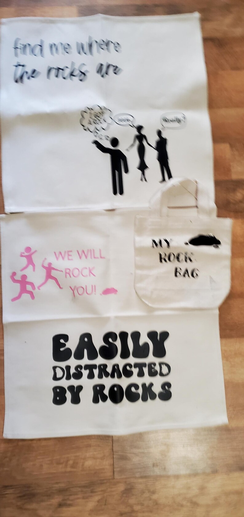 rock lovers bag and mat, decor image 5