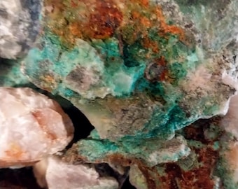 Gold, platinum, copper and silver ore