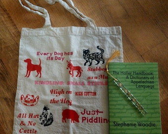 The Holler Handbook: A dictionary of the Appalachian Language signed, with tote and bookmark.