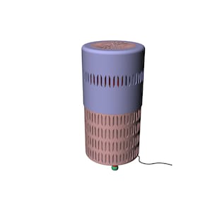 Digital product - STL Files - Air Purifier - Filter Hepa - Xiaomi Mi SCG4026GL, Anti Formaldehid - 254X254X254 Recommended Print Volume