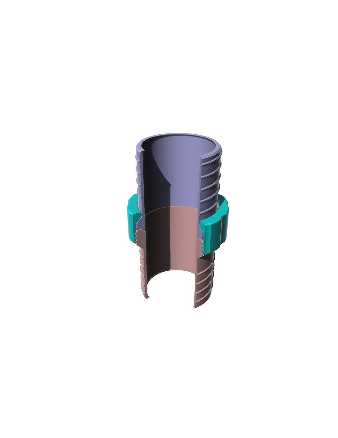 Hose Connector 3D Print 4 IN Hose Fast Coupling Etsy