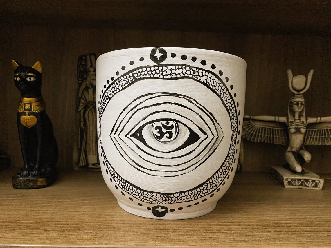 Potato - Handpainted Terracotta Magnet 10
