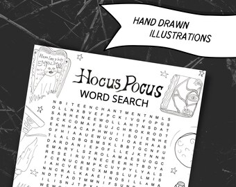 Tarot Word Search Game Coloring Page Printable Etsy