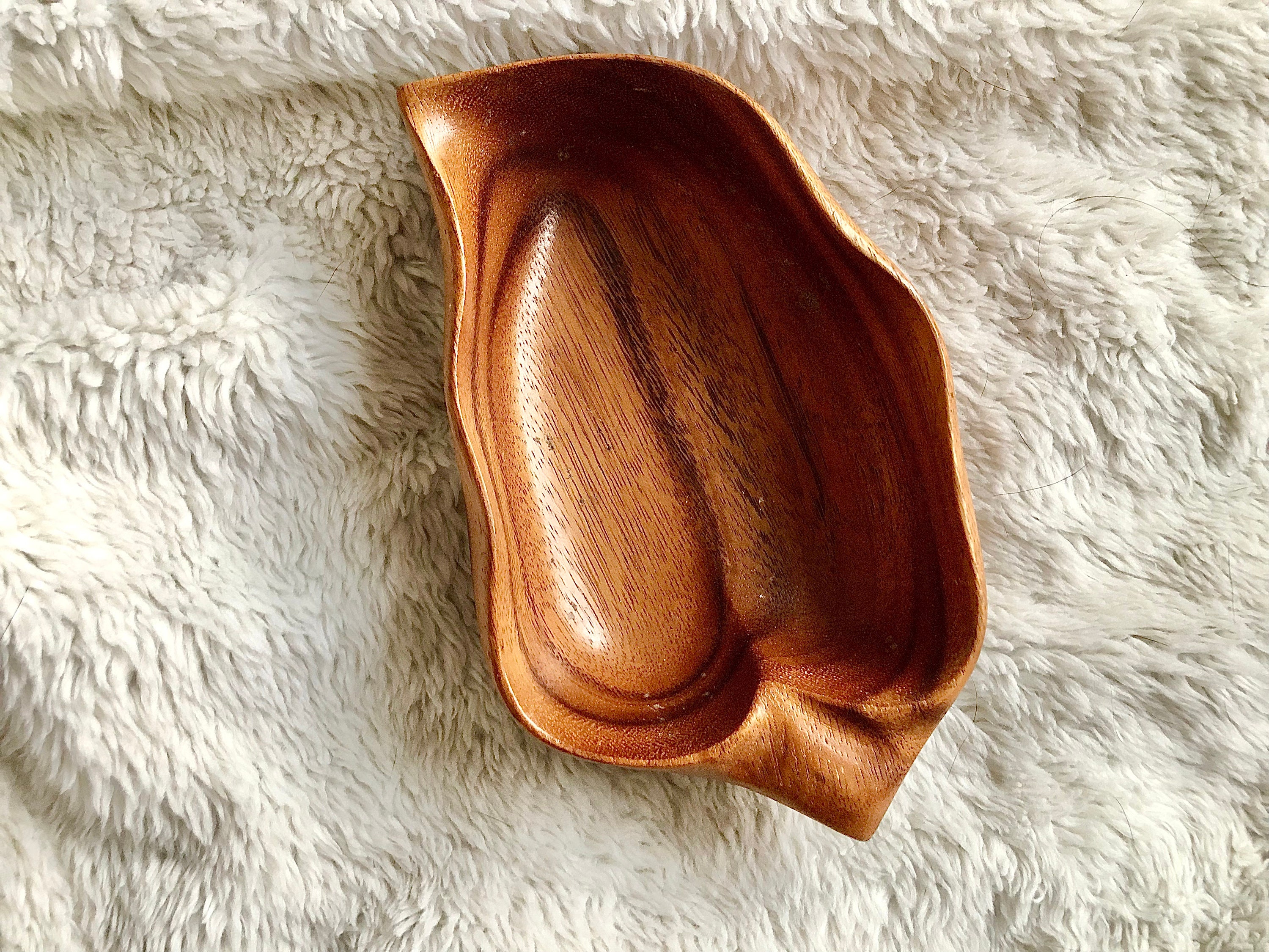 Vintage Blair Hawaii Monkey Pod Wood Bowl