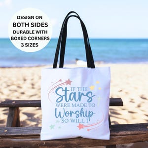 Christian tote bag Church bag Christian tote bags Christian merch Bible tote Wildflower tote bag Jesus tote Bible bag Boho christian bag