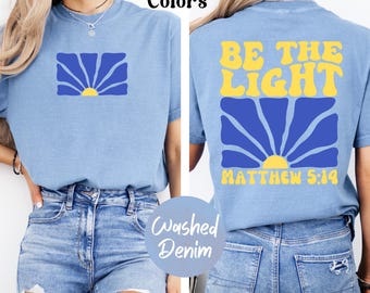 T-shirt chrétien pour femme, couleurs confortables, imprimé recto verso, idéal pour la rentrée scolaire des enseignants, avec un message biblique et un cadeau pour un groupe de personnes pieuses.