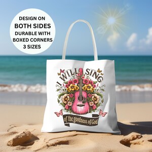 Inspirational Christianity Tote Bag, Church Bag, Christian Merch Bible Tote, Womens Bible Study Bag, Jesus Bible Verse Bag, Godly Girl Gift