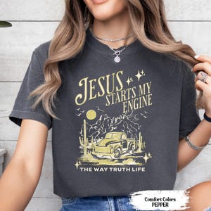 Christian Comfort Colors Jesus Faithful Shirt, Christianity Faithful Christian Gift, Bible Verse Shirt, Vintage Desert Christianity Apparel