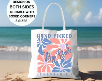 Womens Christianity Tote Bags, Church Bag, Jeremiah 1:5 Inspirational Bible Verse Tote, Christian Bible Study Bag, Godly Christian Girl Gift