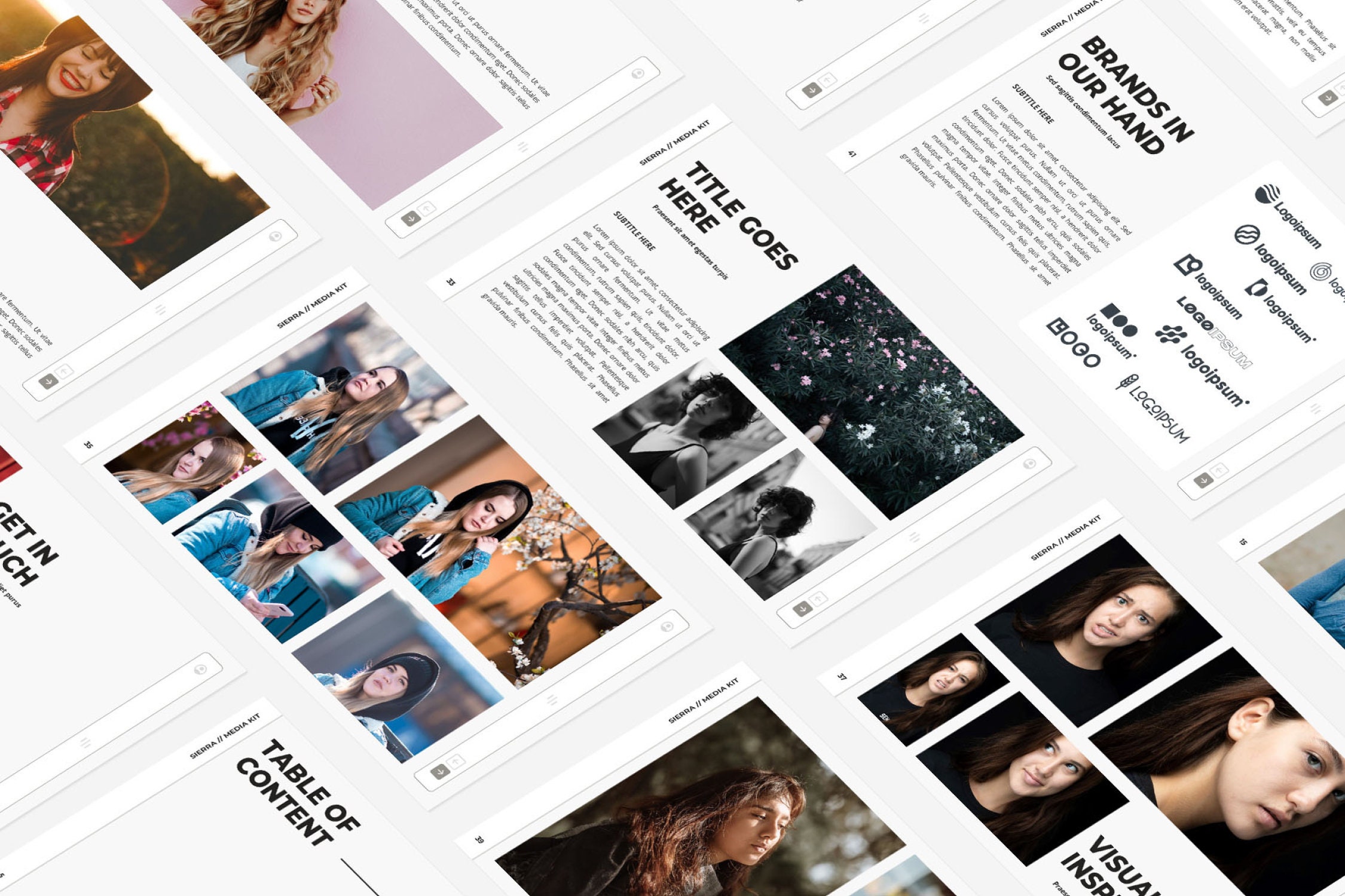 Media Kit Template | Brand Presentation | Canva | Powerpoint | Google ...