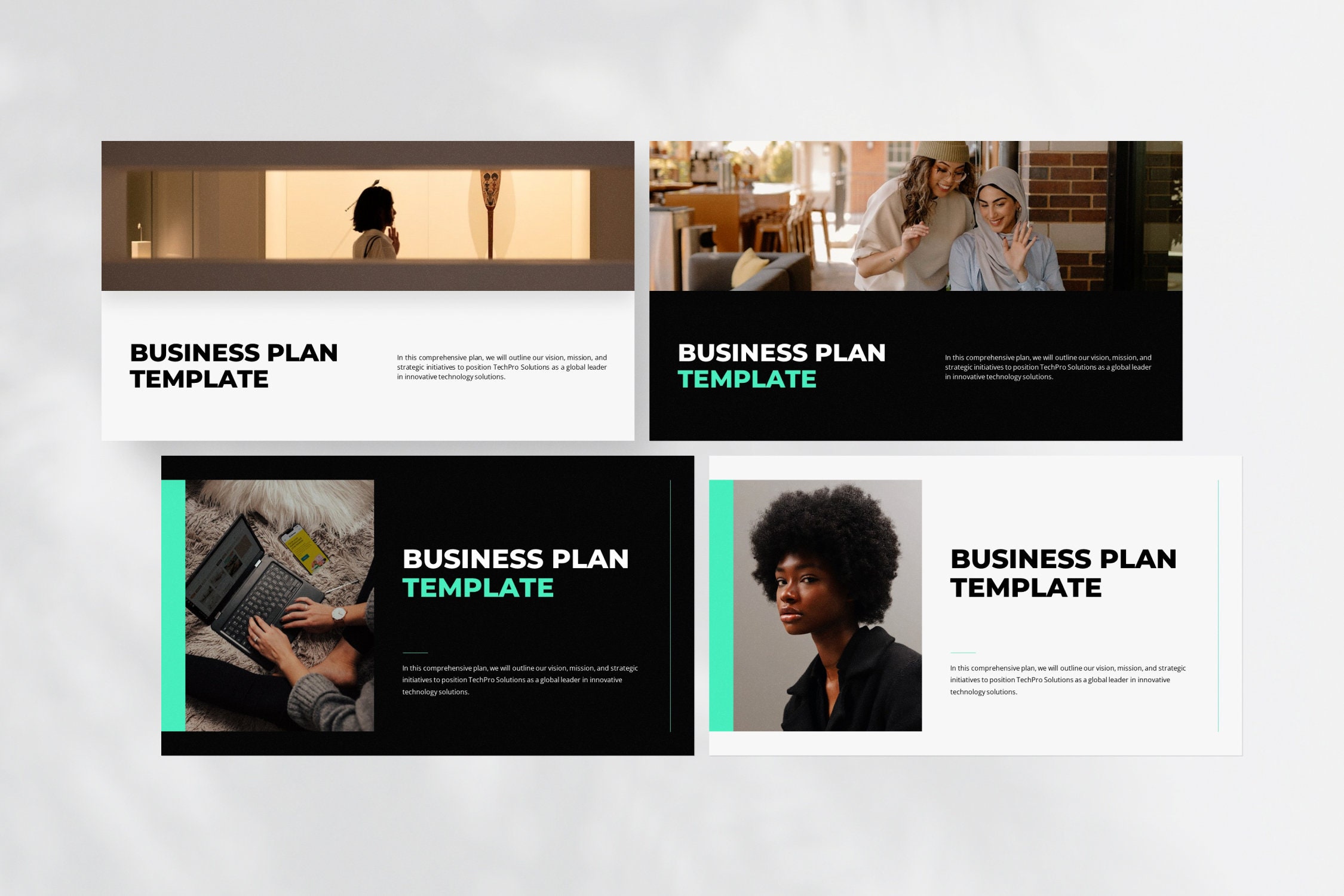 Business Plan Template | Slide Deck | Marketing Plan | Powerpoint ...