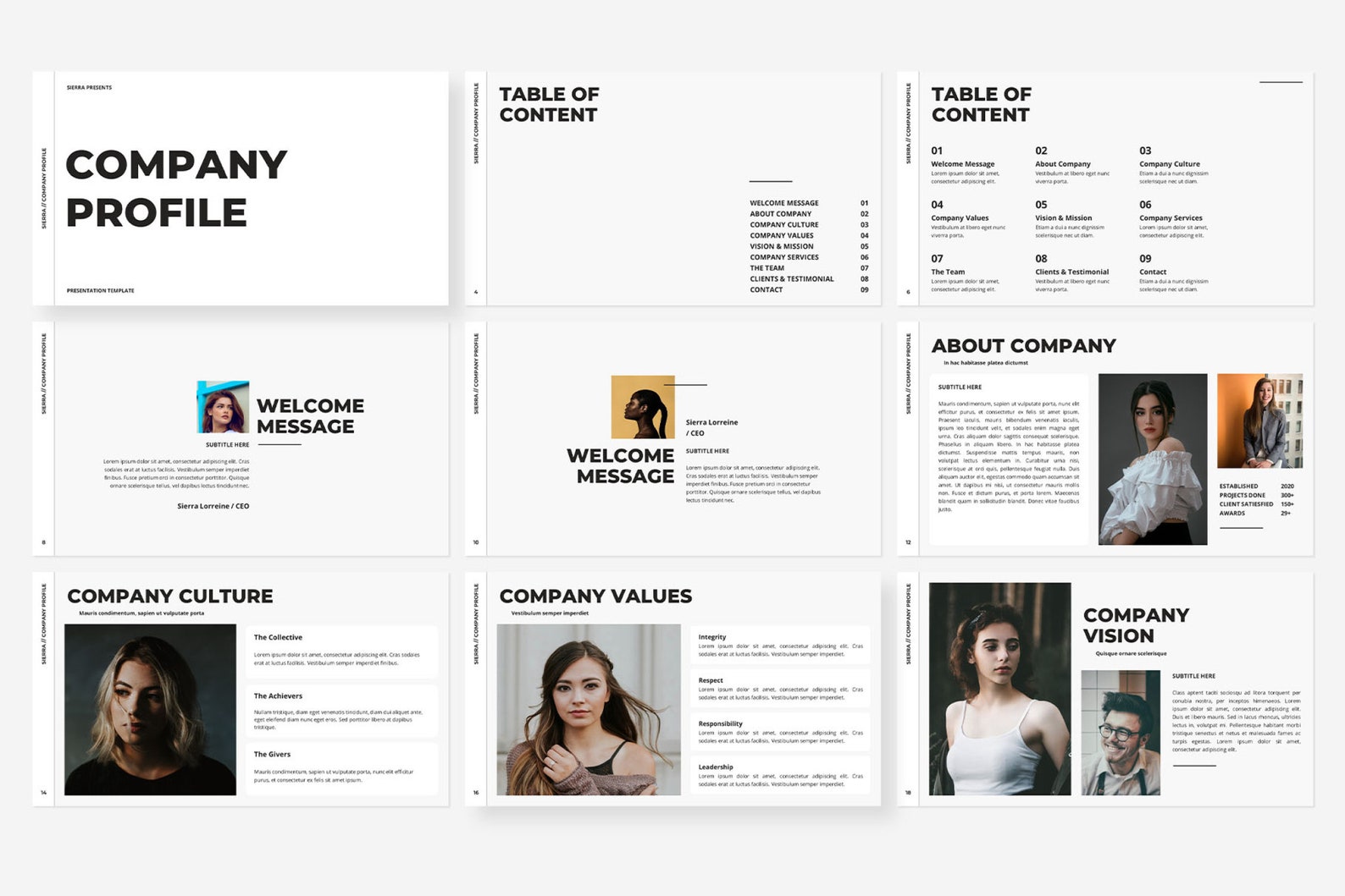 Company Profile Template | Brand Presentation | Powerpoint | Google ...