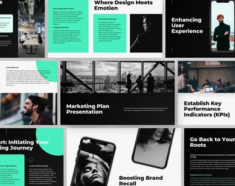 Marketing Plan Template | Business Plan | PowerPoint Presentation | Google Slides | Keynote Template