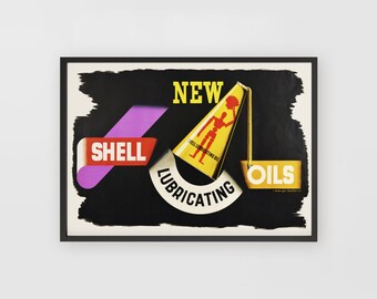 Vintage Oil Can Poster - Etsy