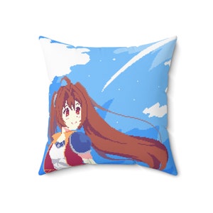 Trails in the Sky Polyester Square Pillow