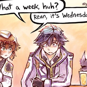 Rean It’s Wednesday 10x8 Art Print